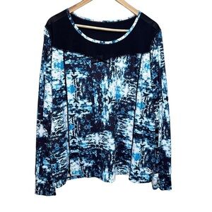 Pennington's Nola Activewear Long Sleeve Shirt  Size 2X